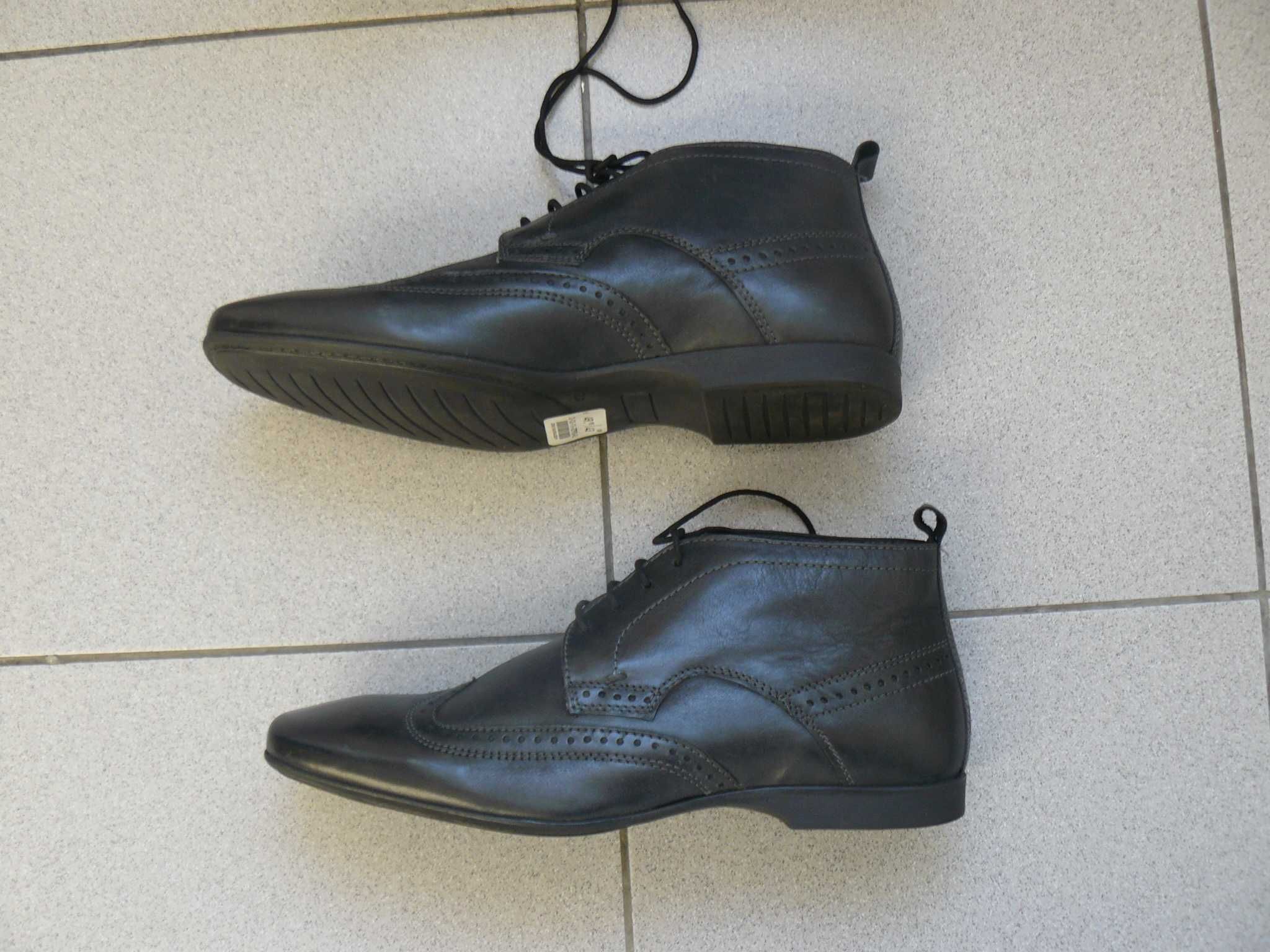 Pantofi/Ghete Barbati SKY LINE Piele Naturala,Marime 43,Negri, Austria