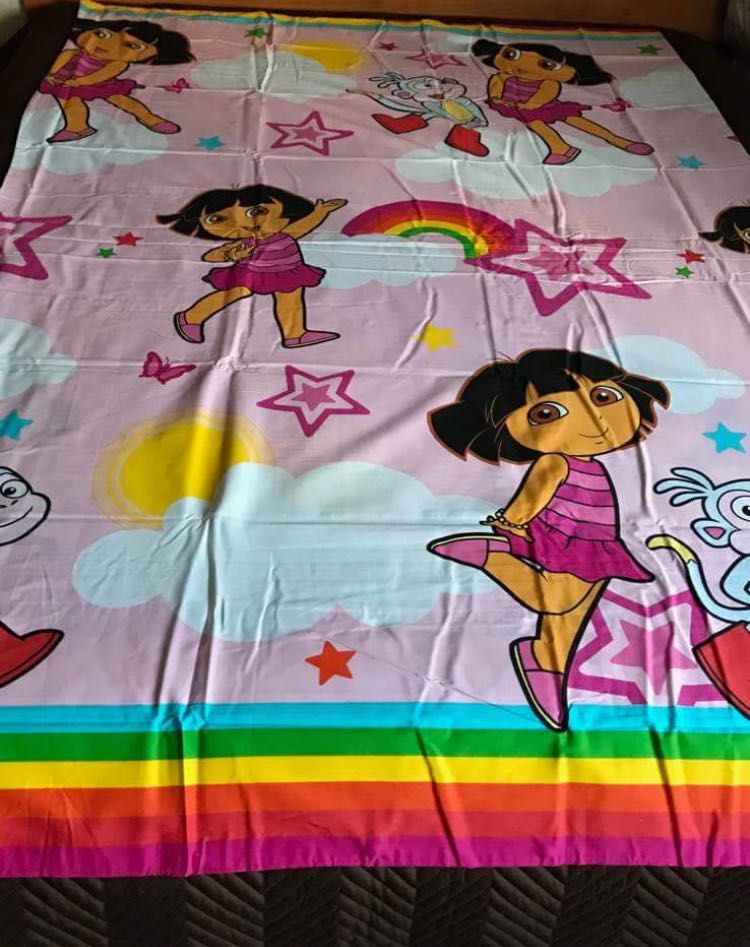 Детски комплект спално бельо/плик и калъфка/ Dora the explorer