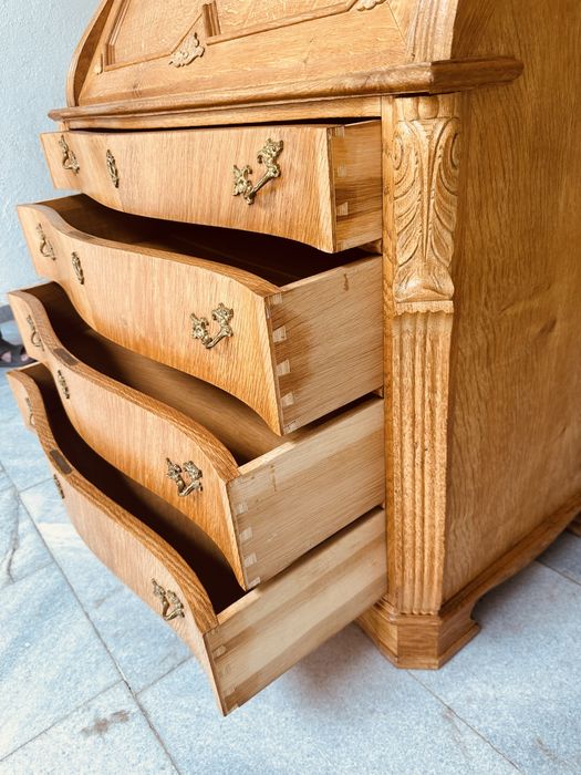 Оригинален датски секретер Snedkergårdens Stilmøbler – масивен дъб