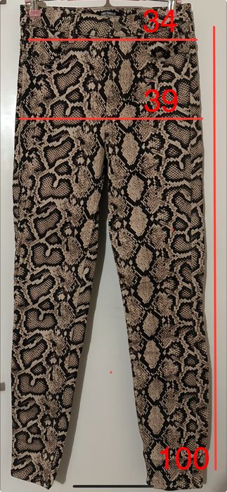 Pantaloni Zara animal print