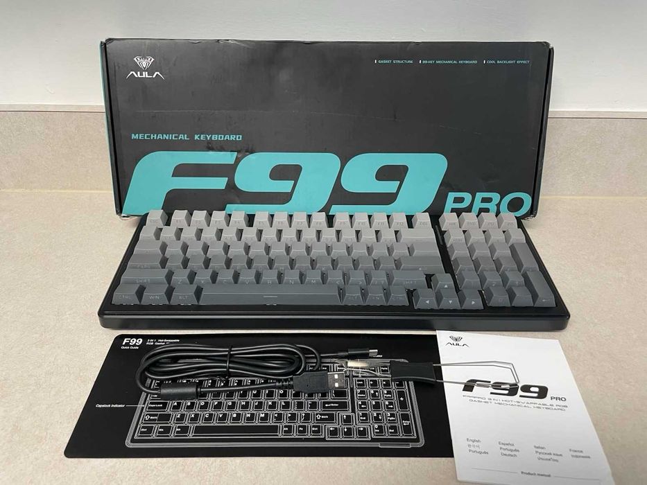Клавиатура Aula F99 Pro  оригинал механическая  3вида подключения