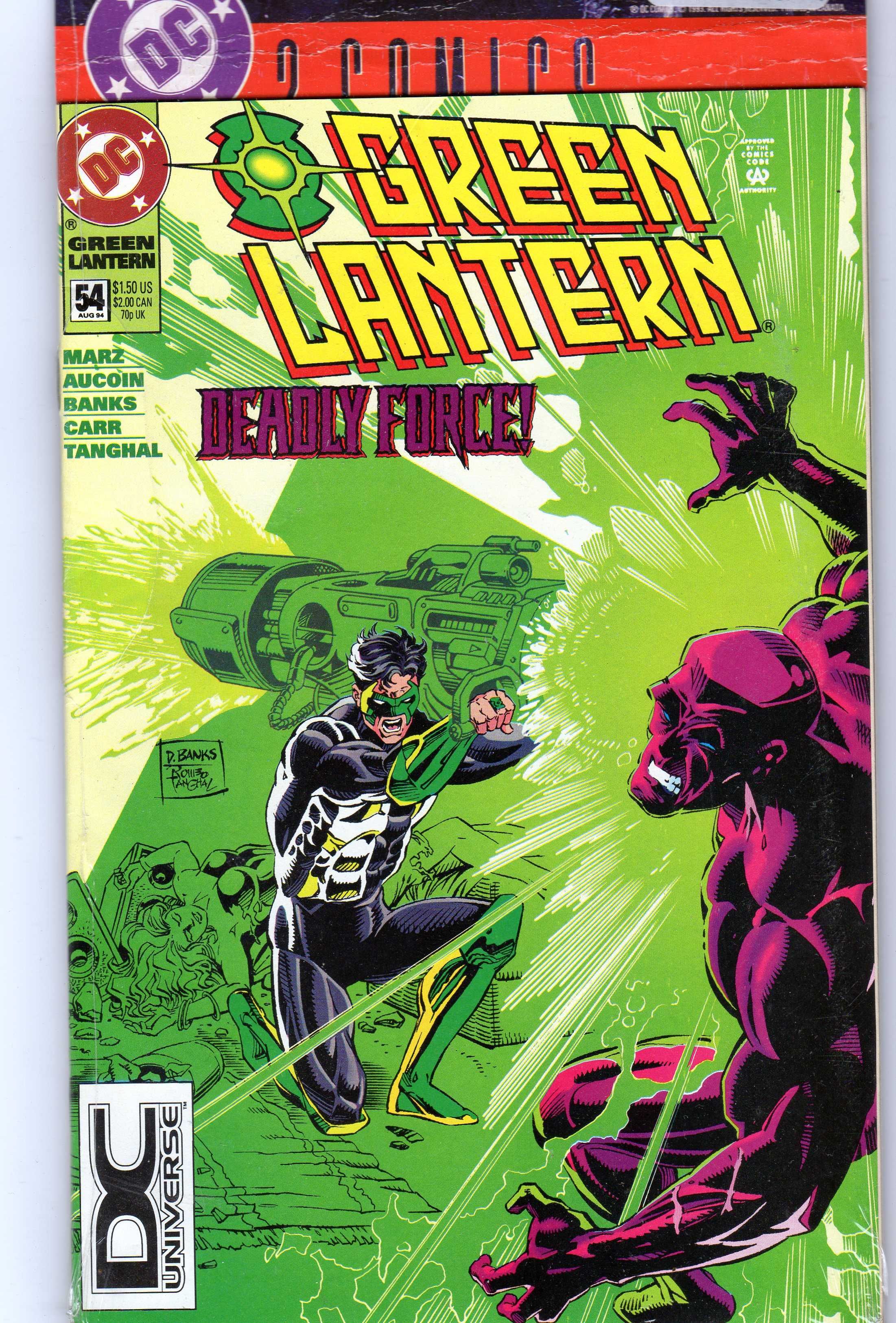 Green Lantern #54 benzi desenate americane