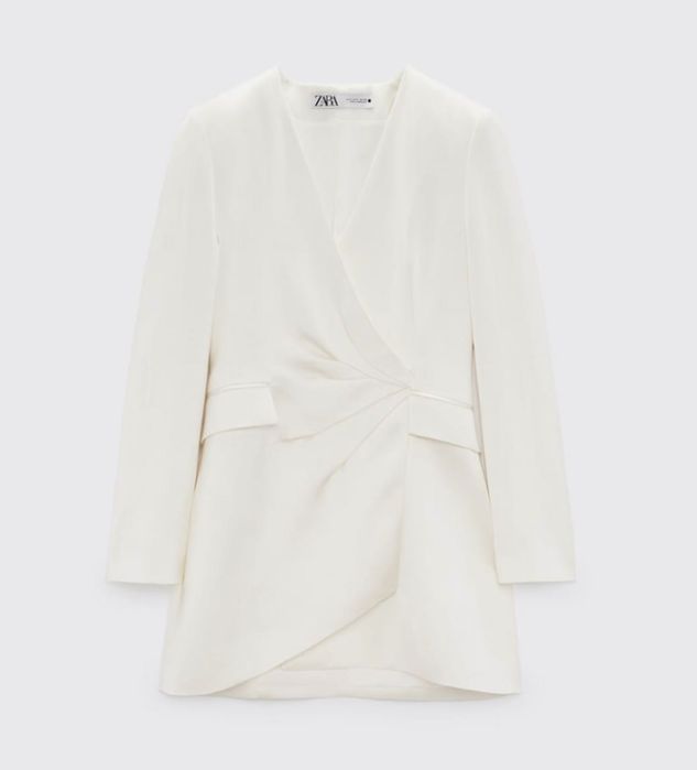 Рокля Zara ZARA бяло XS S