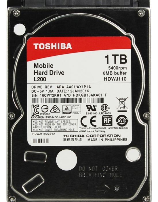 Toshiba HDWJ110UZSVA 1000Gb