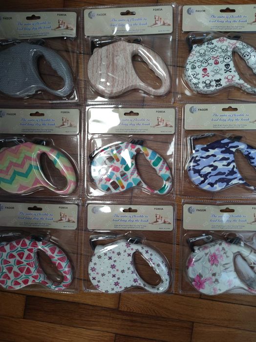 Автоматичен повод 5м - за кучета до 35кг. Различни разцветки!