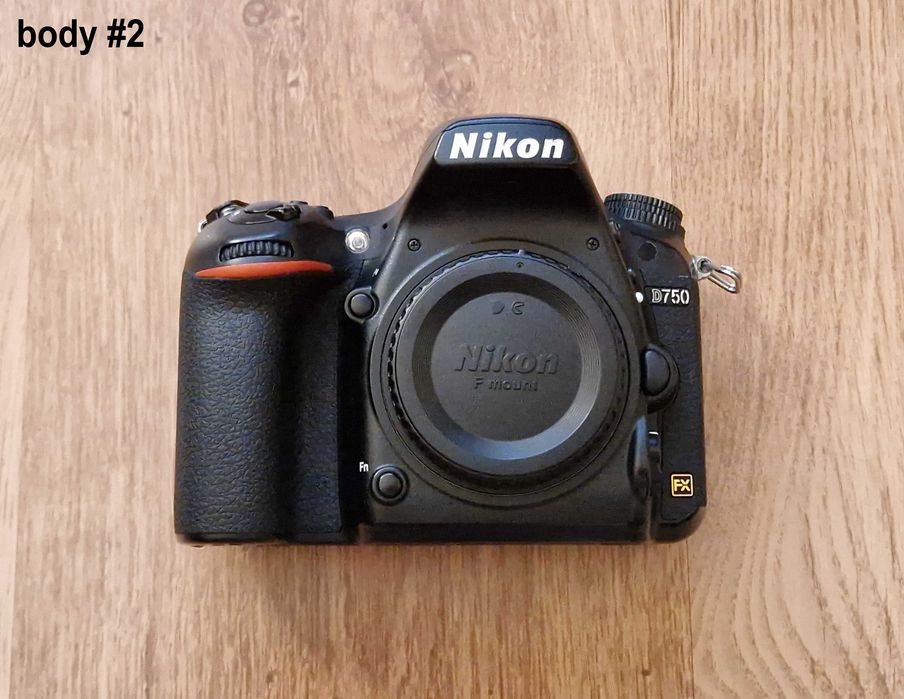 Nikon D750 – 2 body-uri – recent verificate + bonus carduri 64GB