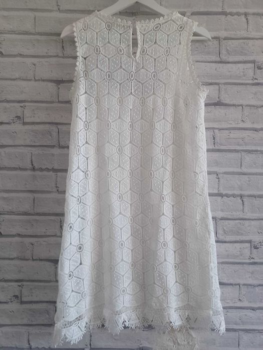 Massimo Dutti бьла рокля размер S