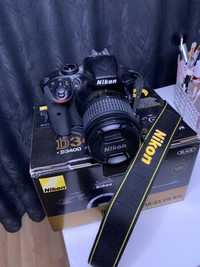 Aparat foto DSLR Nikon D3400 Kit cu Obiectiv AF-P 18-55mm VR