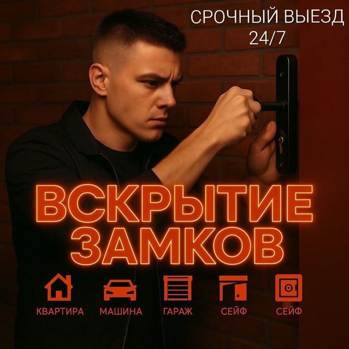 Качественно вскрою любую дверь или авто безопасно и надёжно, звоните)!