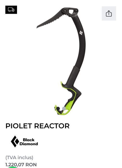 Piolet Black Diamond NOU CU ETICHETĂ