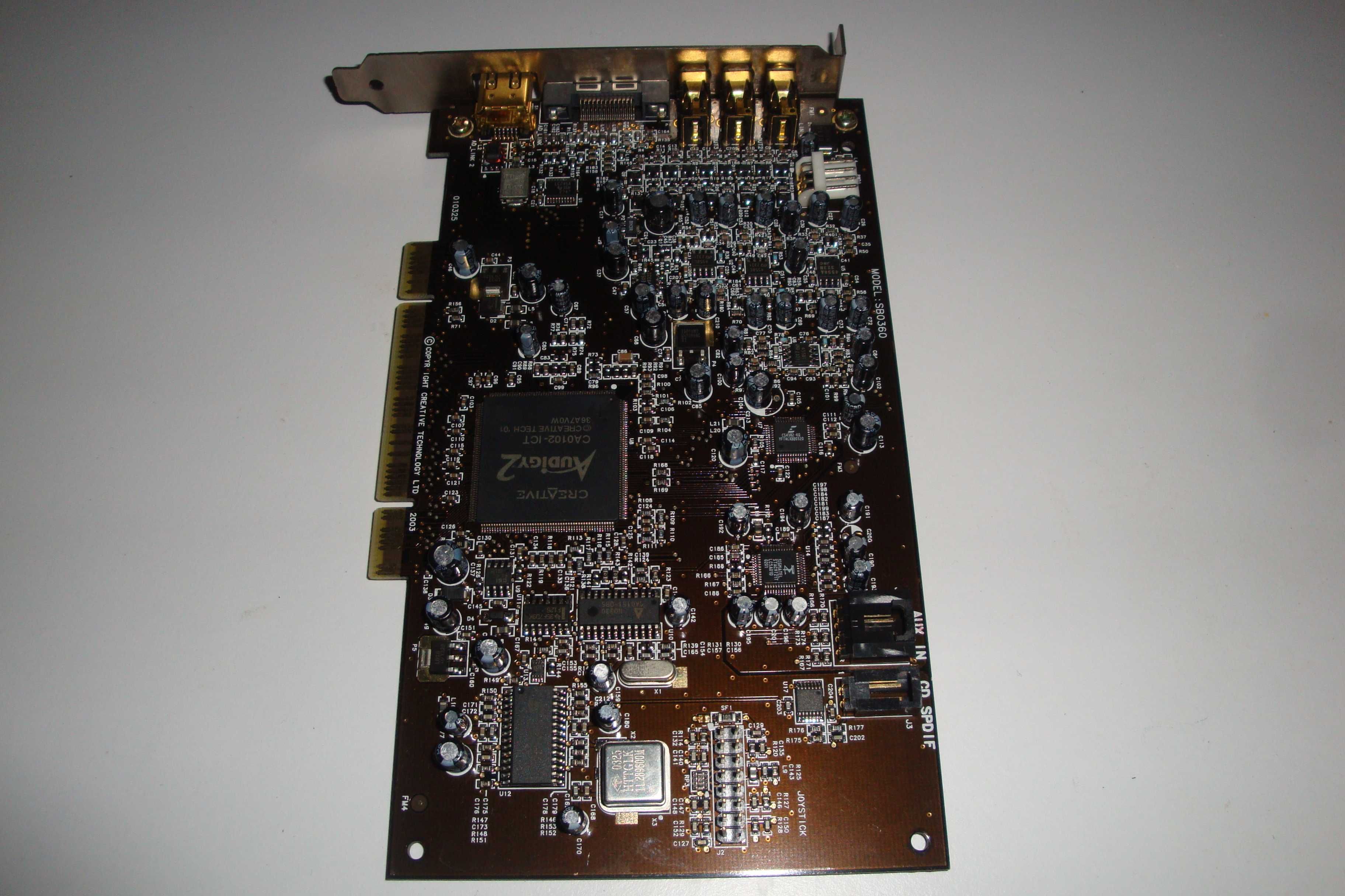 Placa audio creative audigy 2 zs Platinum Pro PCI SB0360 colectie