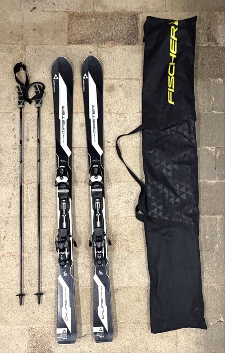 Ski Fischer C Line Master 160cm + bete + husa