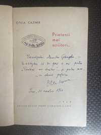 Carte cu autograf Otilia Cazimir