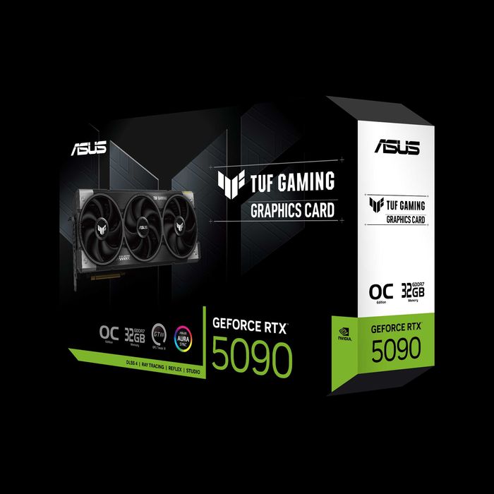 GeForce RTX 5090 ASUS TUF Gaming - чисто нова с гаранция 24 месеца!