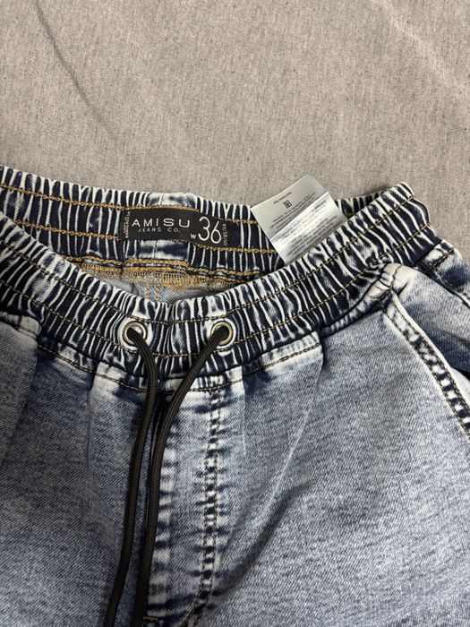 Pantaloni cargo de trening tip blugi marime M