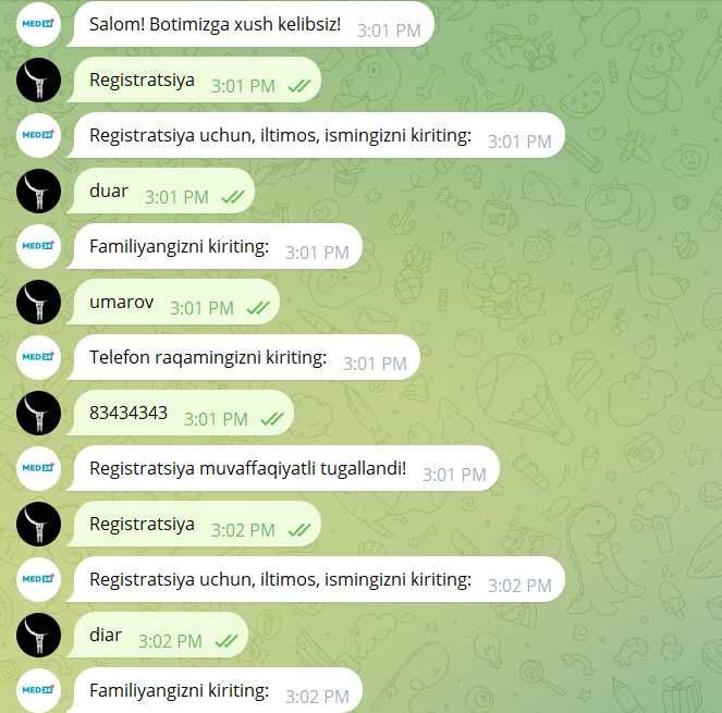 Telegram Bot Yaratish Xizmati 5$ evaziga. Sifatli xizmat