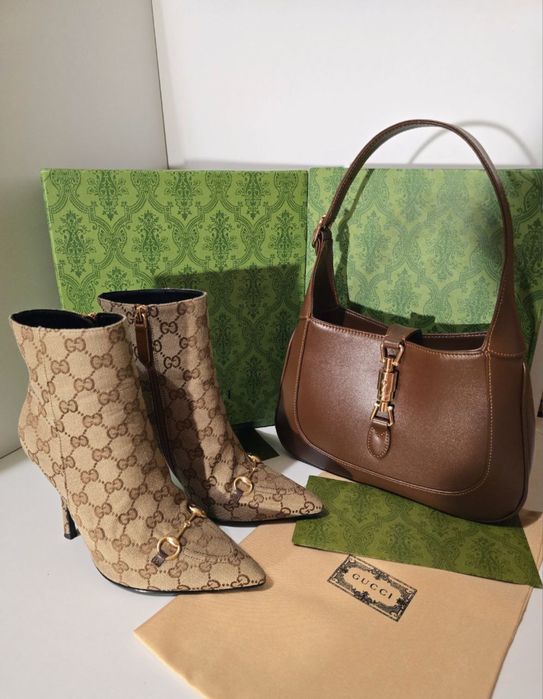 Налични боти Gucci Horsebit ancle boot