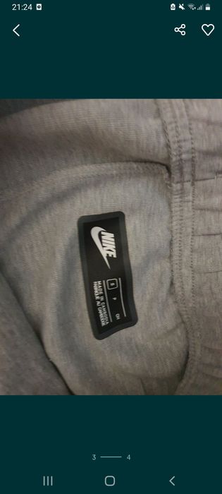 Nike tech fleece grey pantaloni