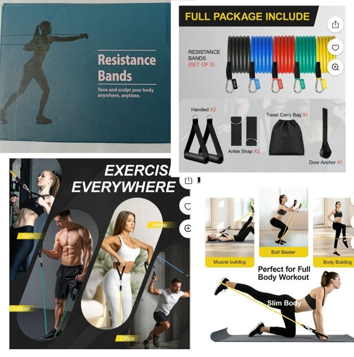 benzi de fitness cu ancoră de ușă și mânere pentru bărbați,femei, a