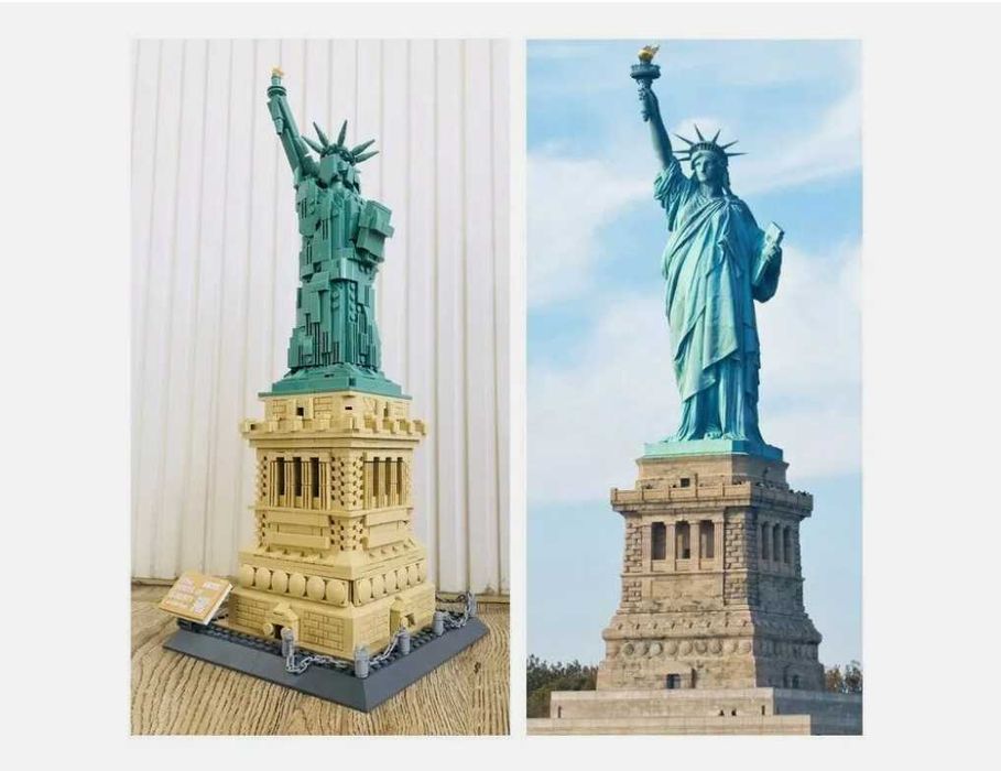 Лего Lego Статуя Свободы-1577 элемент. 35Доставка бесплатно