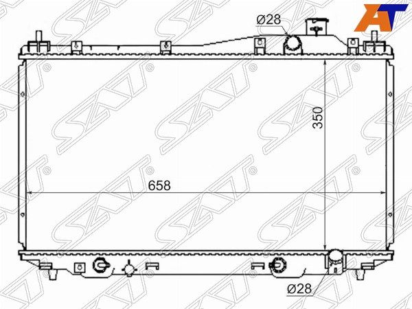 Радиатор Honda Civic
