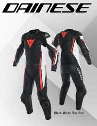 Combinezon moto piele 2 piese Dainese Assen 56 XL + protectie spate