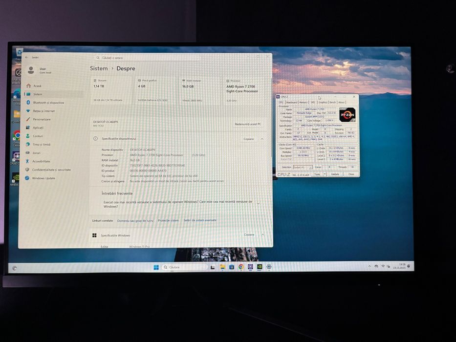 PC Gaming ryzen 7 / Gtx 1650 4GB
