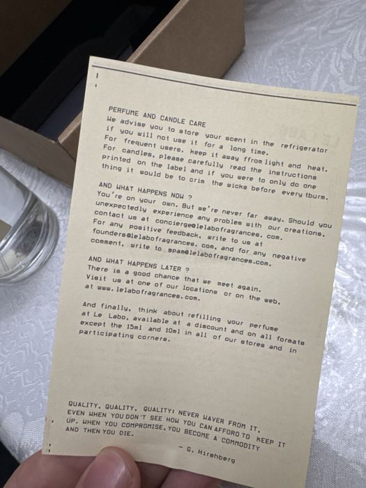 Le Labo Santal 33 100 мл Eau de Parfum (натуральный спрей) unisex