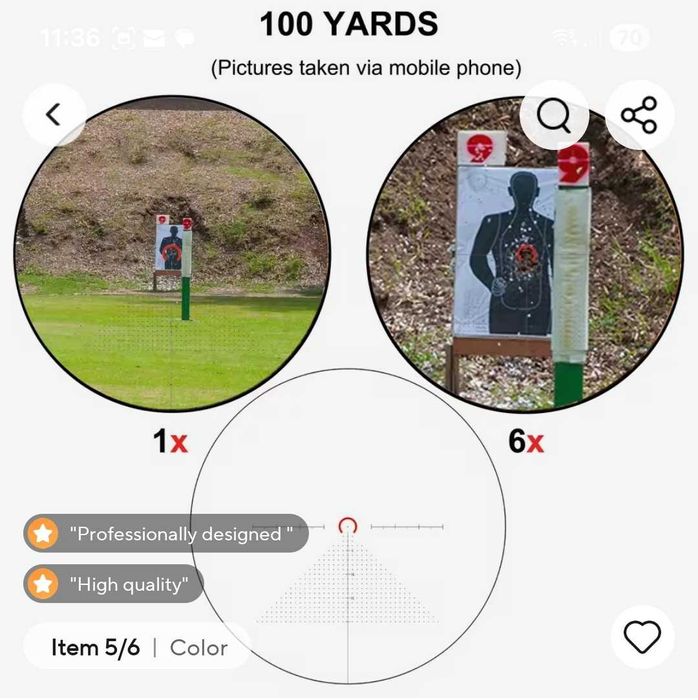 Luneta LPVO S6 1-6x24 SFP