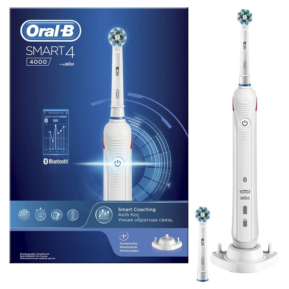Электрическая зубная щетка Oral B Smart 4 4000N