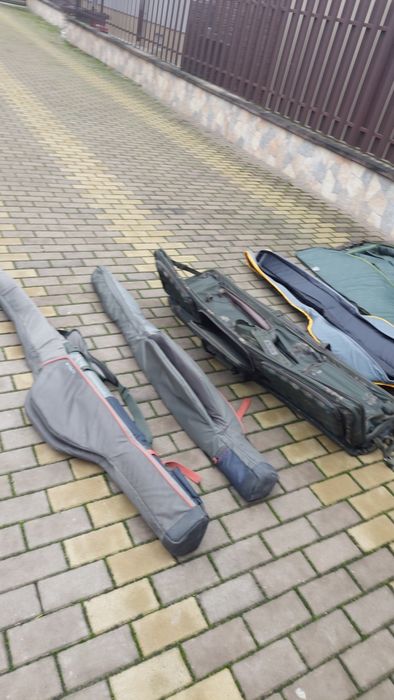 Huse pescuit: fox camolite 13ft 3+3, nash scope ops r10 transporter