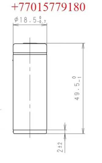 Li-Ion аккумуляторы Panasonic  NCR18500A, 2000 мАч