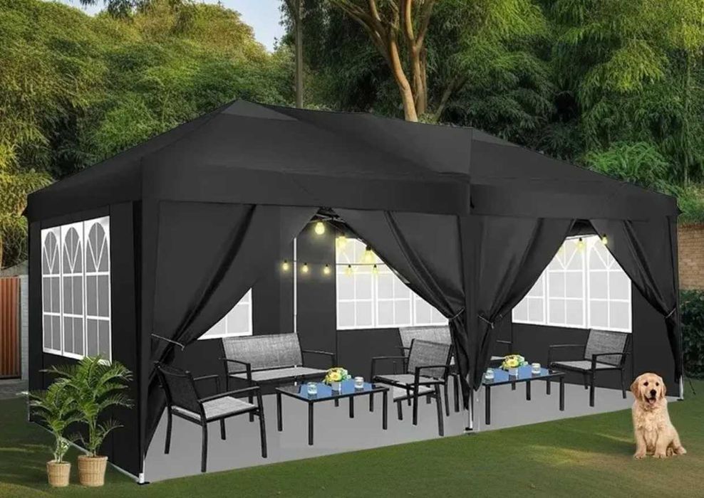 Промоция,само 500лв. Градинска шатра 6x3 метра