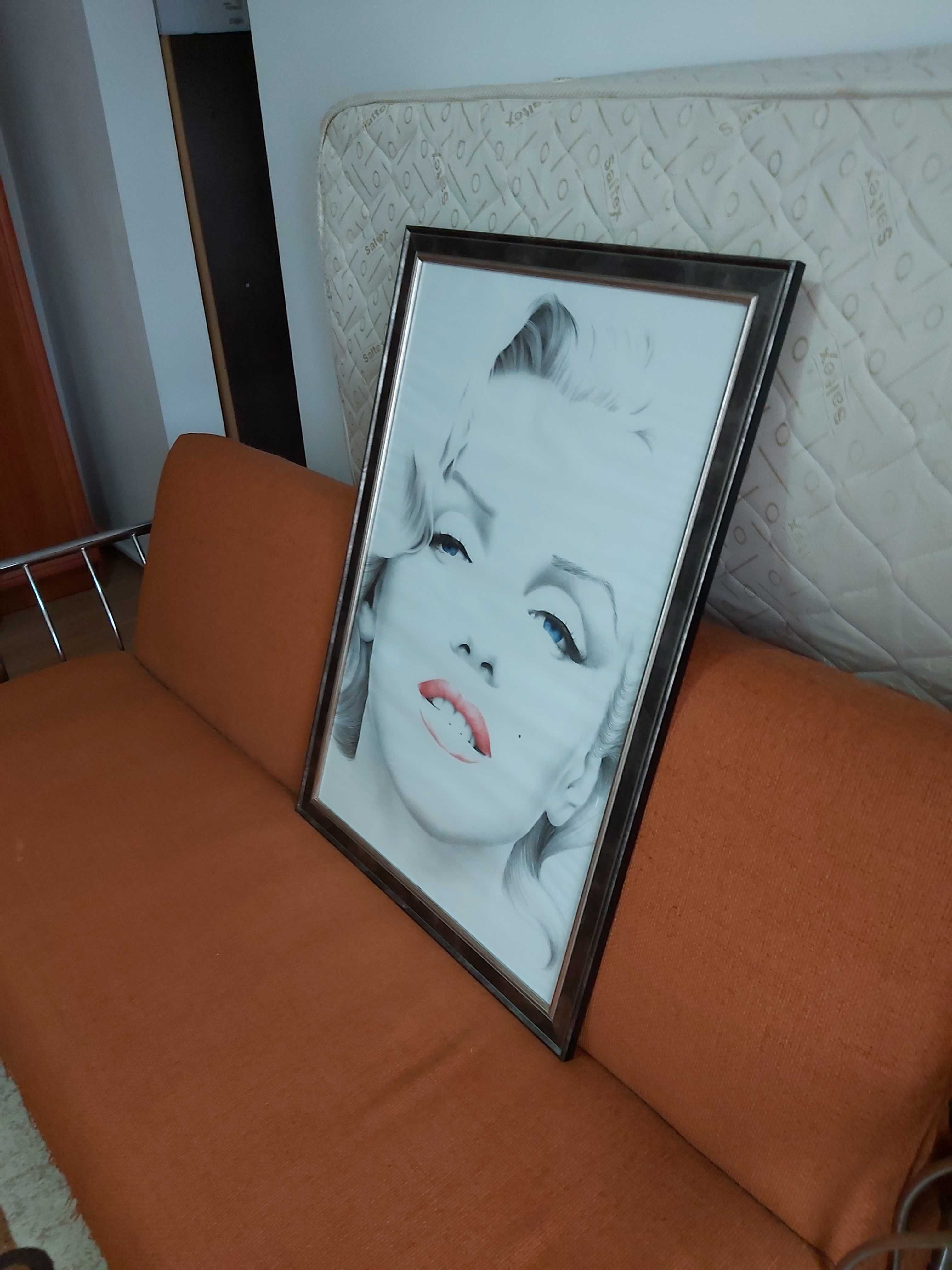 Vand Tablou cu Marilyn Monroe, decor pentru perete cu rama din lemn