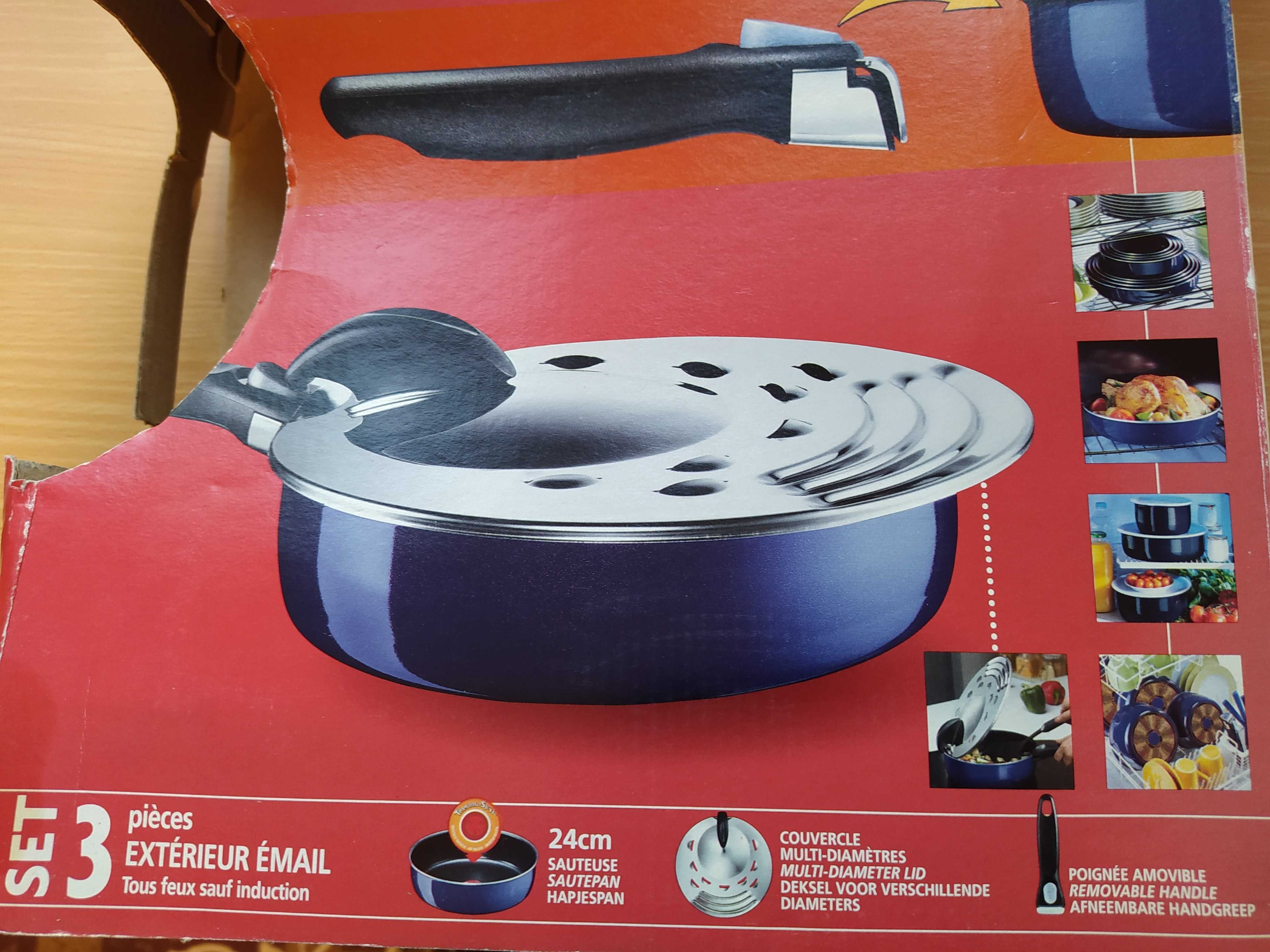 НОВ комплект Tefal Ingenio от три части