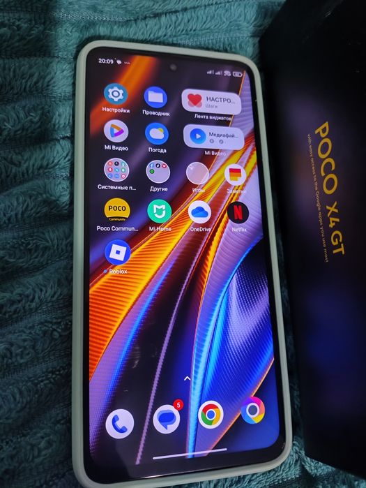 Продам Poco X4 GT 256/8+4 gb 5g
