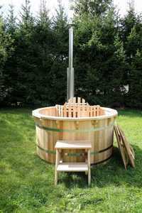 Ciubar din lemn masiv | Hot Tube | Sauna