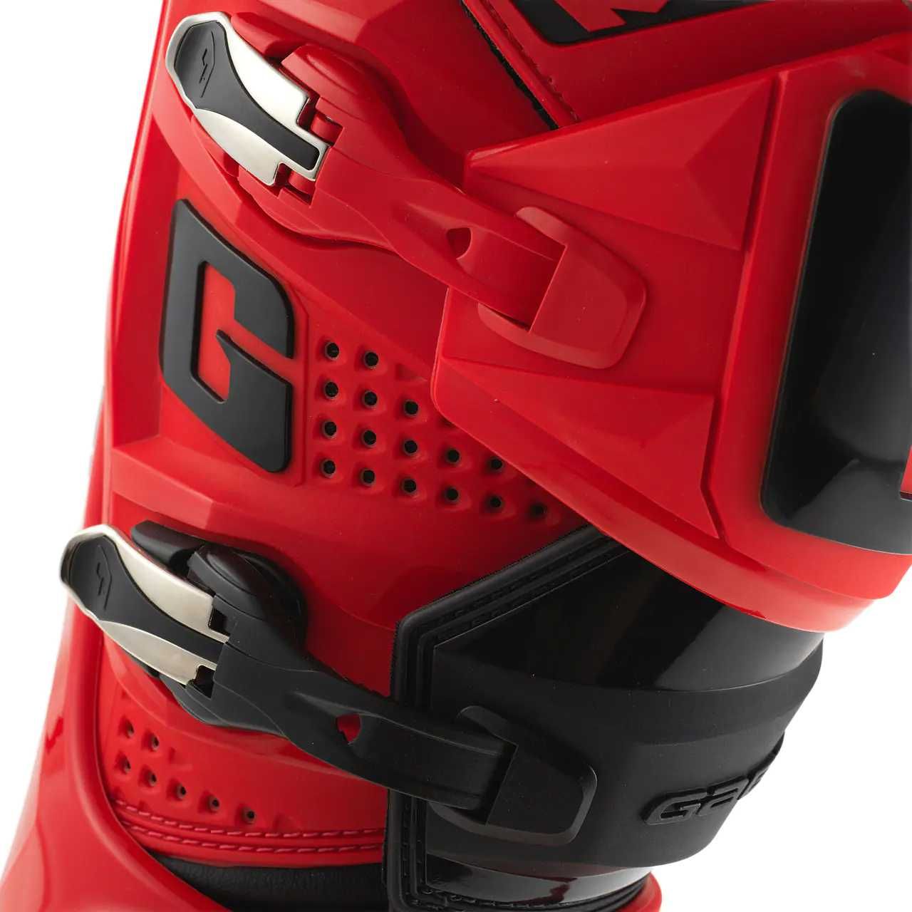 Ботуши Gaernе SG12 Red Black мото крос мотори