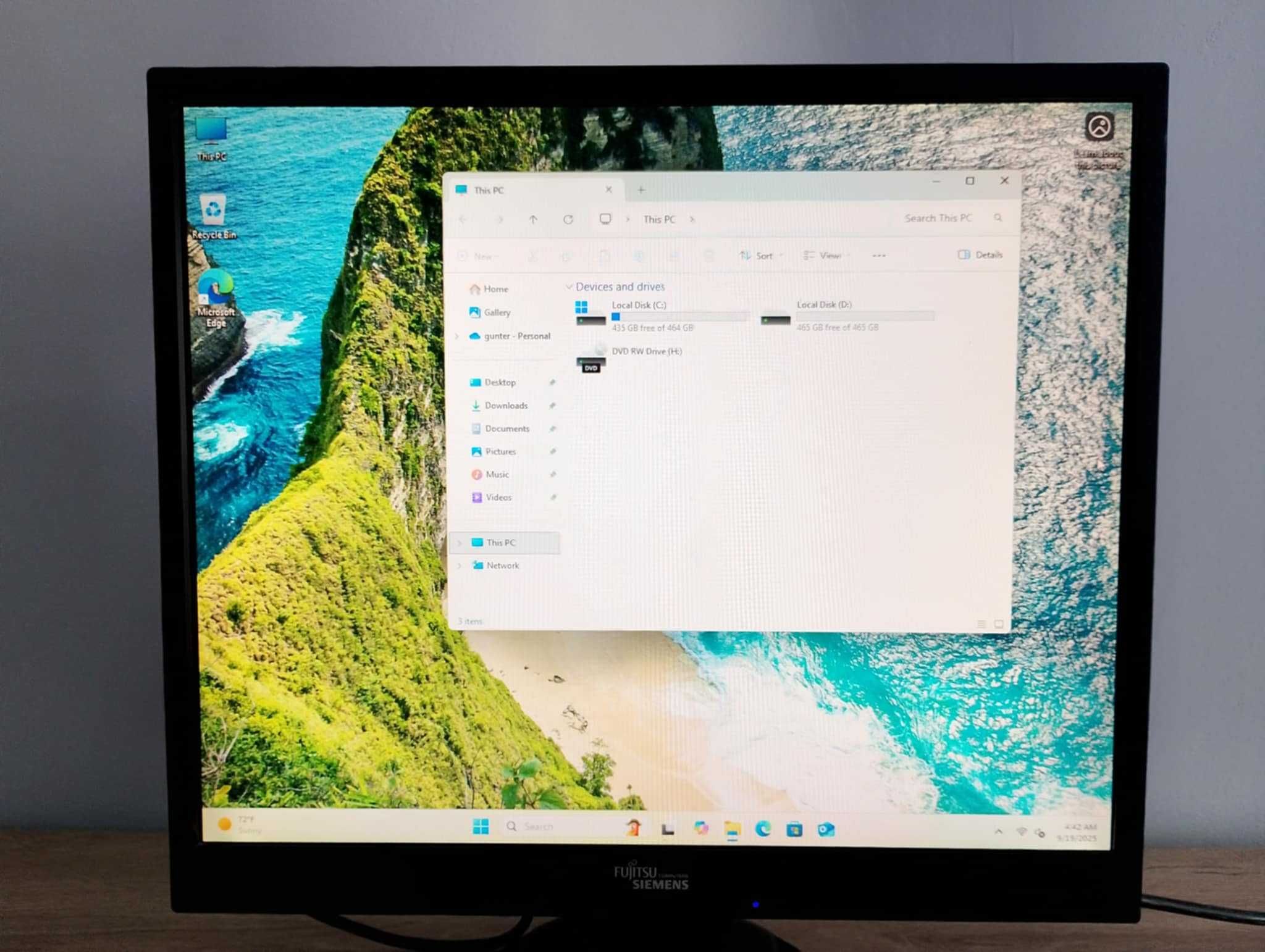 acer predator g3-605 Windows 11