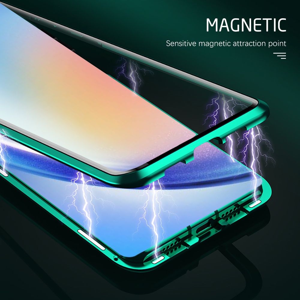 Samsung Galaxy A56 A16 A55 A15 / Двоен 360 градуса магнитен кейс калъф