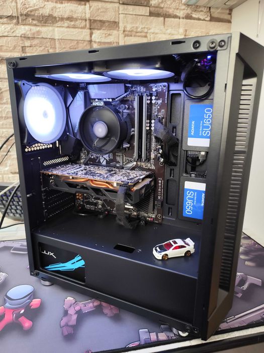 Calculator/PC Gaming–Ryzen 5 3600, RX580 8GB, RTX 3060 12GB, 16GB DDR4