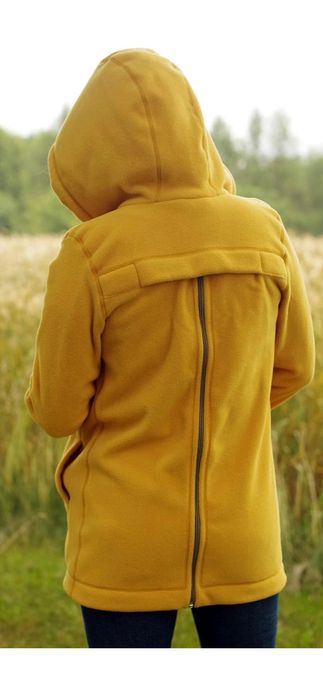 Полар за бебеносене, отпред и на гръб, жълт