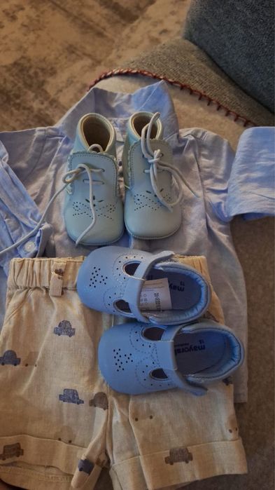 Costum bebe vara + incaltaminte