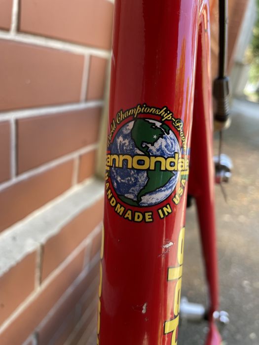 Bicicleta cursiera Cannondale cad3 saeco vintage aluminiu