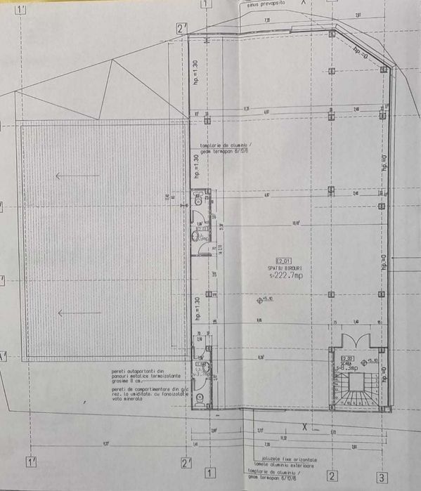 De vanzare Imobil P+2E+.. pentru birouri locuinte  Open space