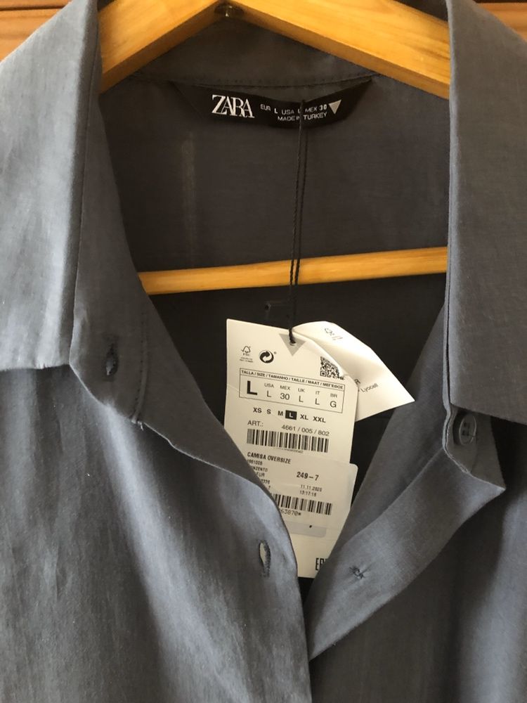 Продается женская рубашка Zara, новая, р-р 50-52