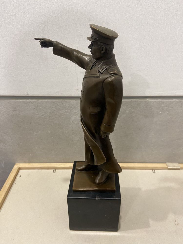 Stalin -Statueta bronz  / 33 cm