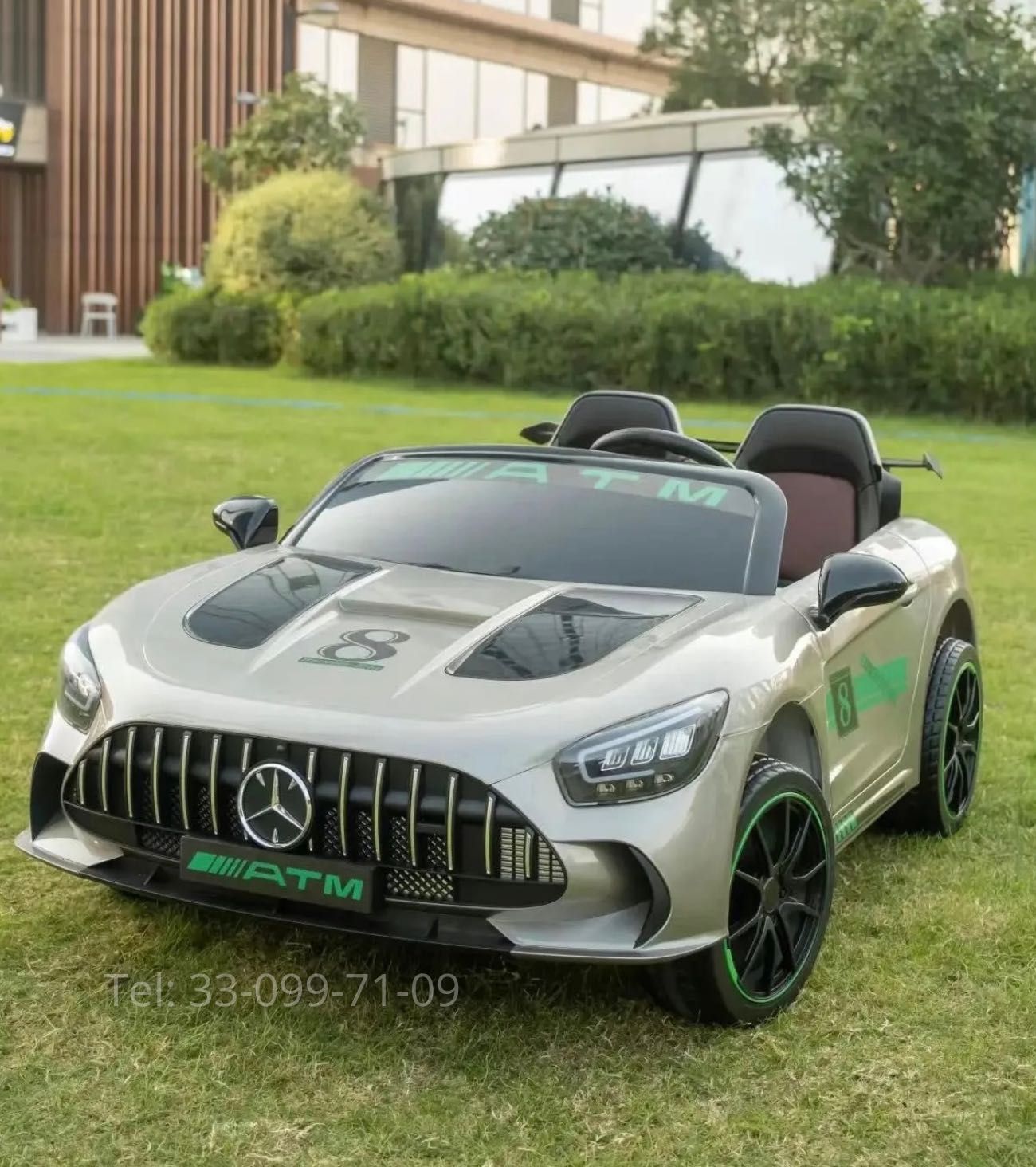 Детский электромобиль AT-F8 Mercedes benz 24V / 4x4 для 2 детей