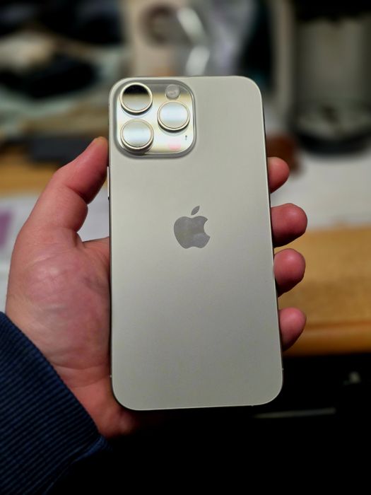 IPhone 16 Pro Max 256gb Natural Titan! Като нов! Гаранция!