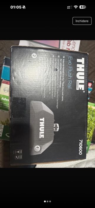 set de picioare pentru bare transversale Thule